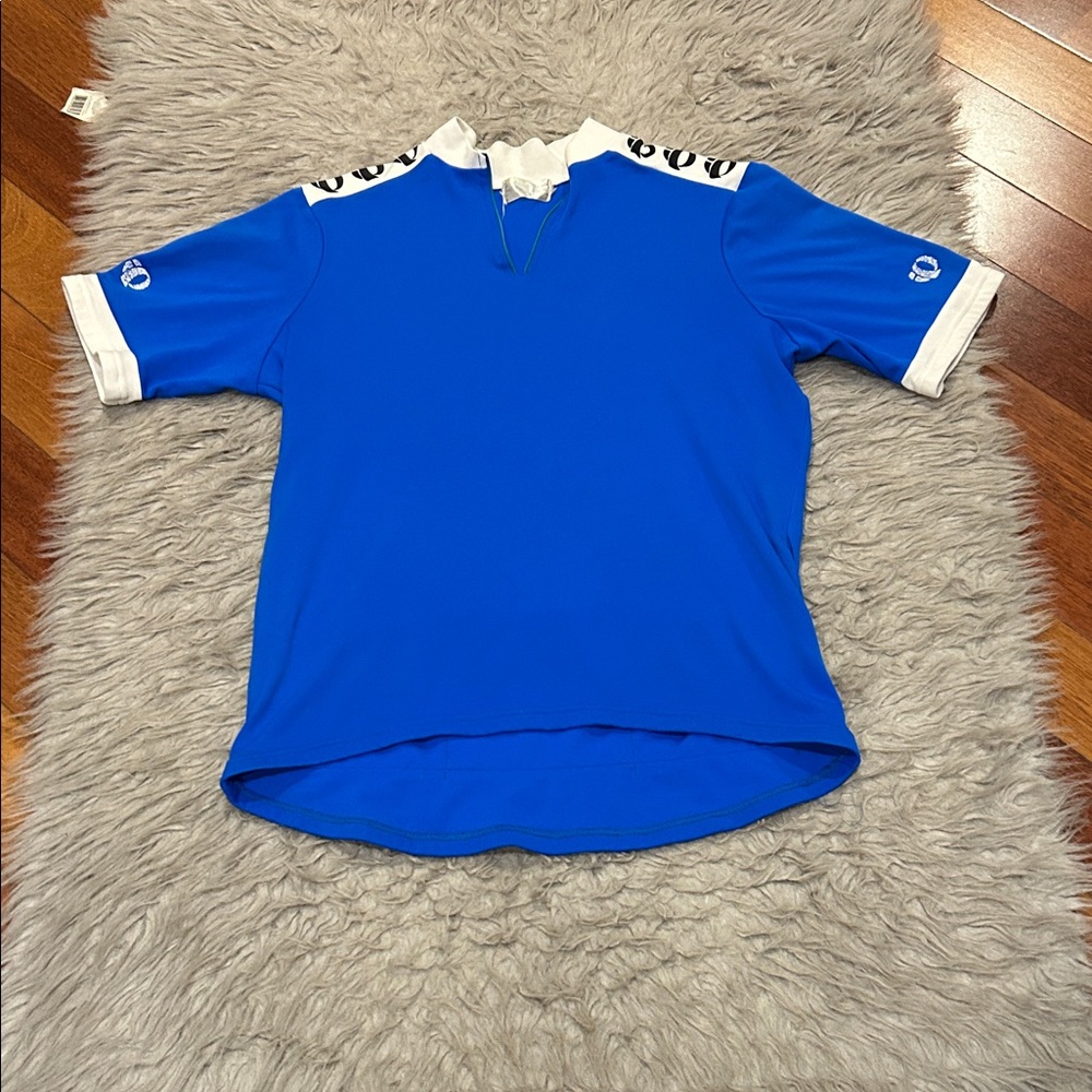 Pearl Izumi Blue Cycling‎ Short Sleeve Shirt